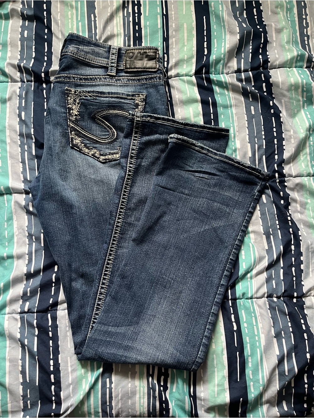 Silver jeans